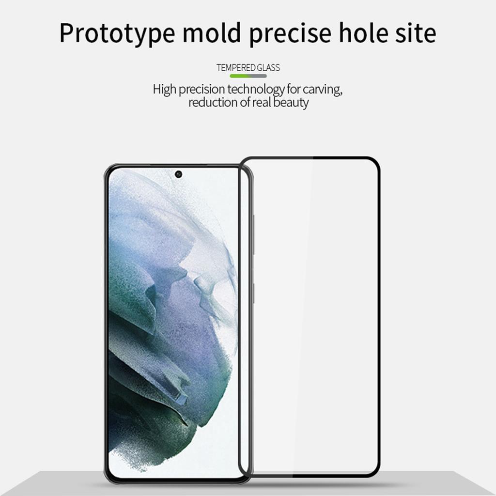 PINWUYO Tempered Glass Screen Film Full Glue Fingerprint-Free Shatter-Proof Full Screen Coverage Screen Protector for Samsung Galaxy S22 5G/S23