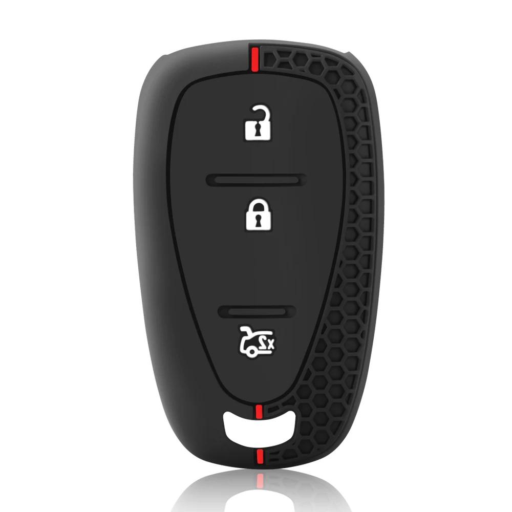 

Силиконовый чехол для автомобильного ключа для Chevrolet Malibu Blazer Traverse Cruze Spark Sonic Camaro Volt Bolt Trax Seeker Onix Equino Orlando