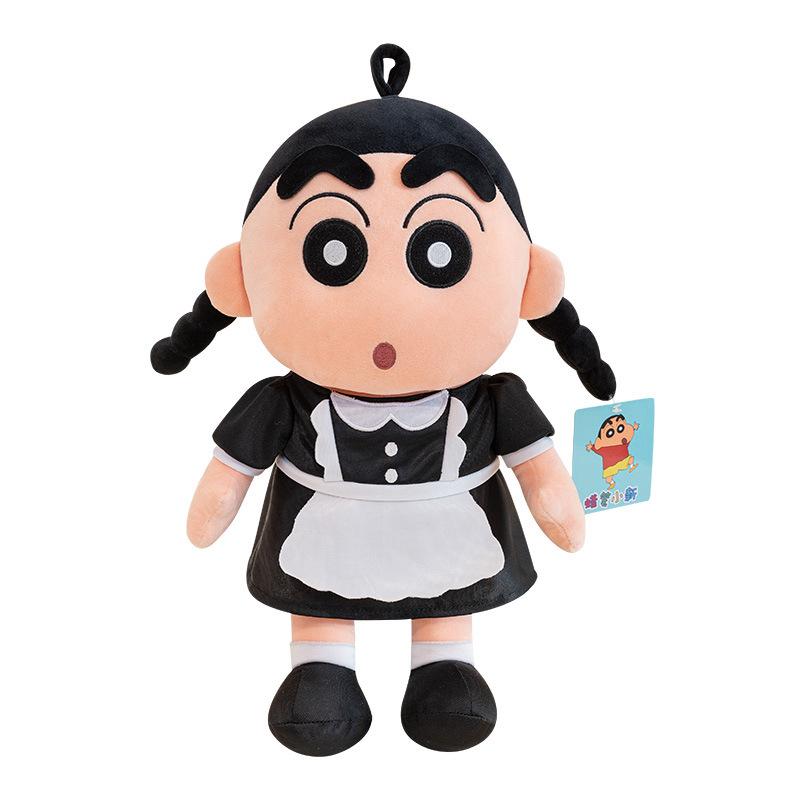 Maid Crayon Shin-shiba Doll Sofa Ornaments Decoration Plush Toys Children's Girlfriend Best Friend Doll Birthday Gift