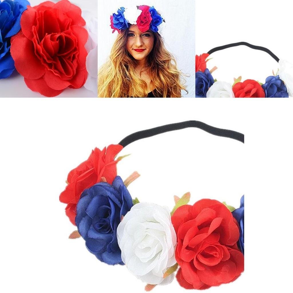 British-inspired Flower Crown Headband For Jubilee Parties