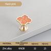Oukali Four Leaf Zinc Alloy Furniture Mix Color Cabinet Handles Knobs