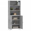 VidaXL Highboard Concrete Grey 69.5x34x180 Cm Engineered Wood 3189225