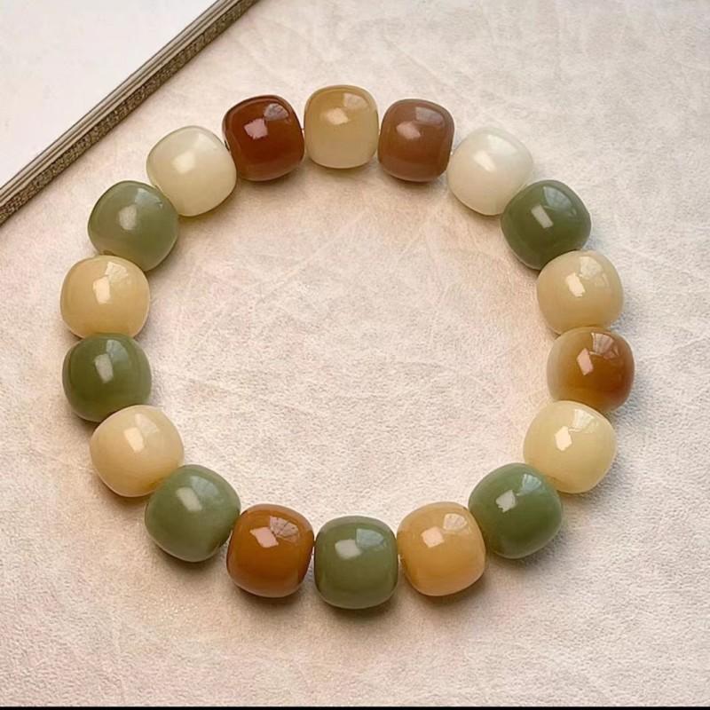 Earrings Imitation Bodhi Root Bracelet Bodhi Cultural Play Buddha Beads Around The Finger Soft Men'S And Women'S Bracelets Beaded Plate Play