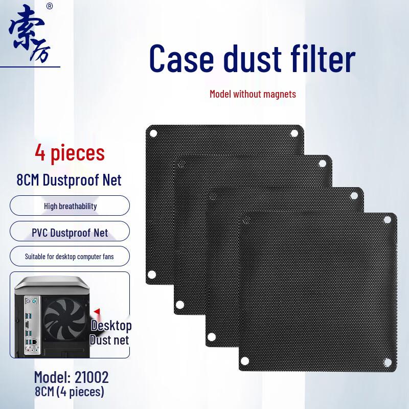 Suoli PC Case PVC Dust Filter (4-Pack)