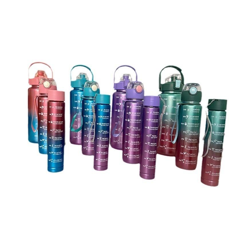 High Quality Sealed Leak-proof Plastic Cup Set With Straw And Bouncing Lid