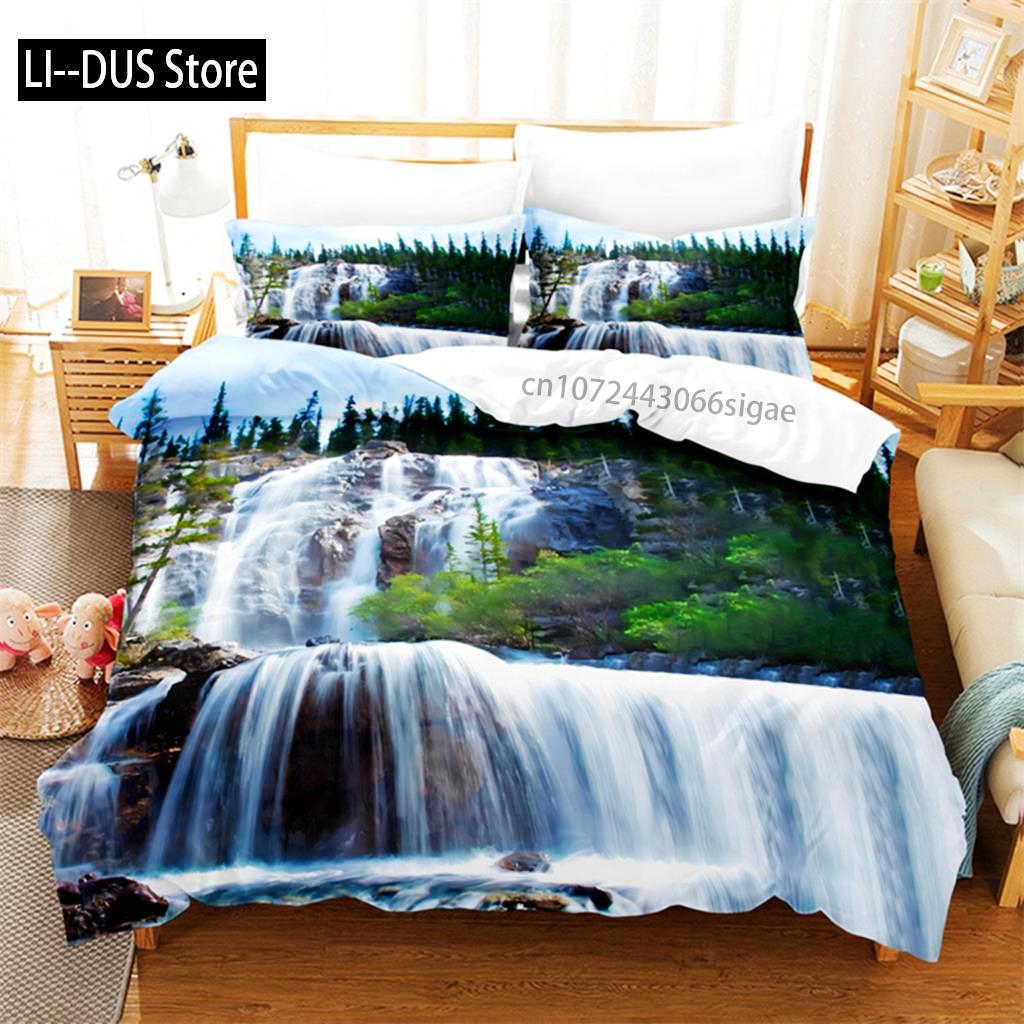 Набор постельного белья «Королева природы» Комплект пододеяльника Комплект постельного белья Цифровая печать Пододеяльник размера King Size Комплект постельного белья EU single(135x200cm)