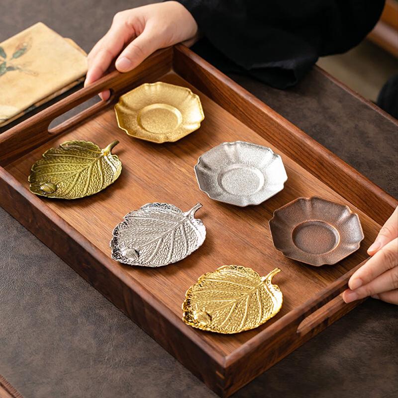 Antique Bronze Alloy Coaster Set