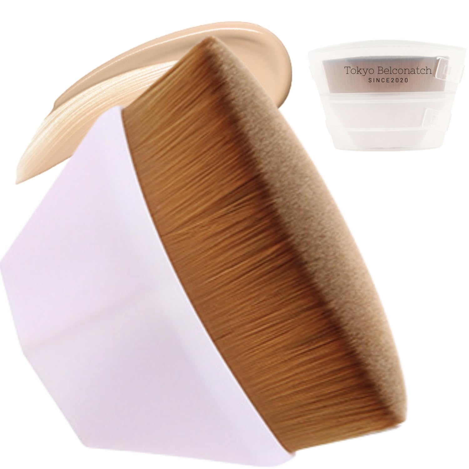 

Tokyo Belconatch Foundation Brush Makeup Brush Storage Case (Pink (No Box))