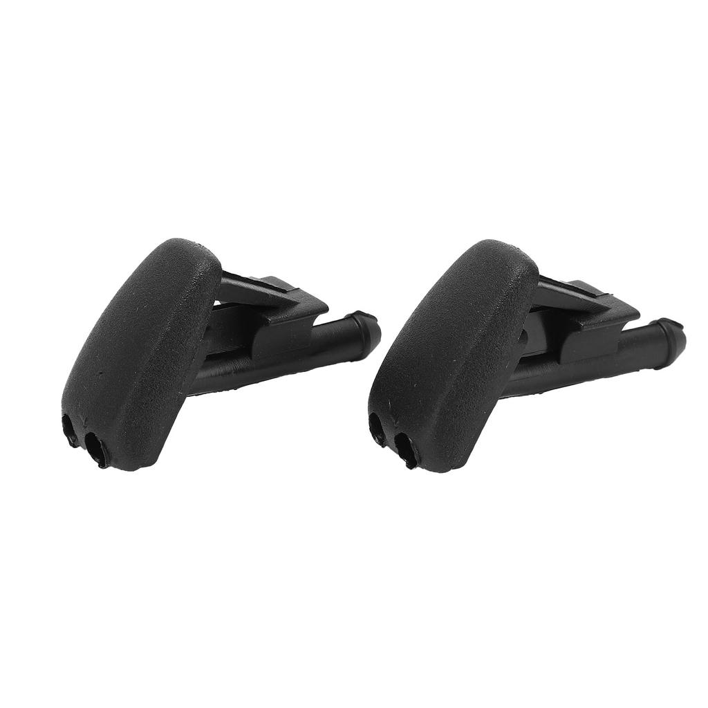 2pcs Windshield Washer Spray Jet Nozzle 61601384859 Black ABS Replacement for 318i 1992?1999