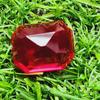 22.90 Ct Heated Ceylon Red Ruby Radiant Cut Faceted Loose Gemstone