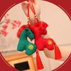 Handmade Hanging Pony Doll PP Cotton Zodiac Pony Figurine Pony Keychain  New Year Gift