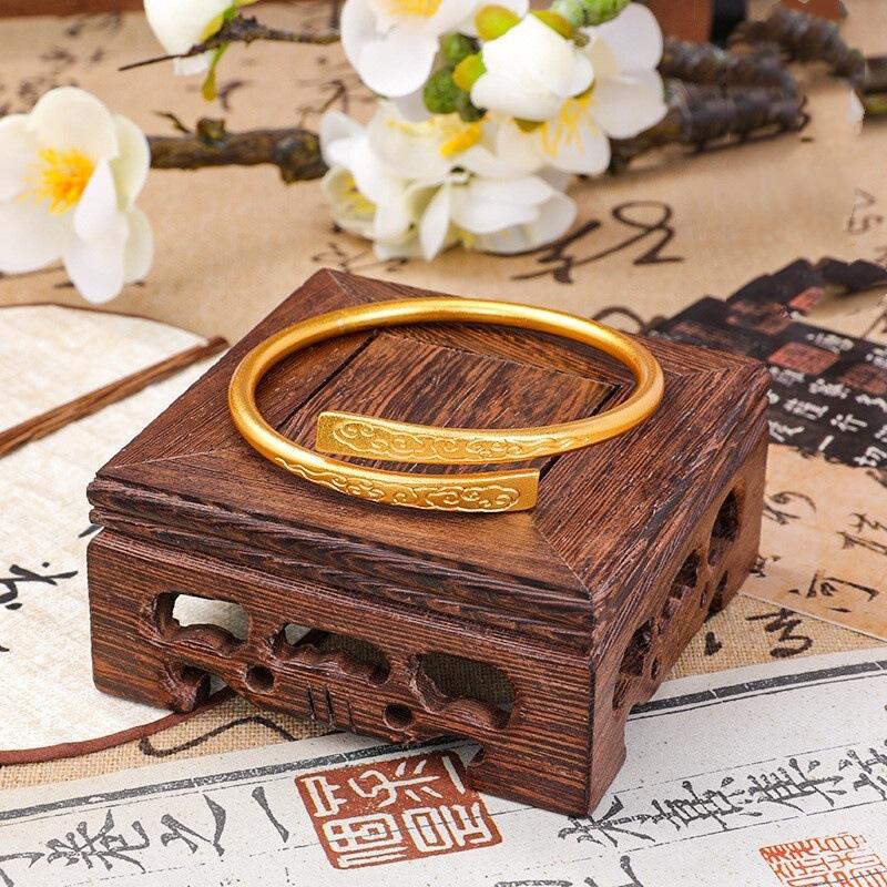 Open Horseshoe Xiangyun Bracelet Women's Bracelet Niche Luxurious and High-end