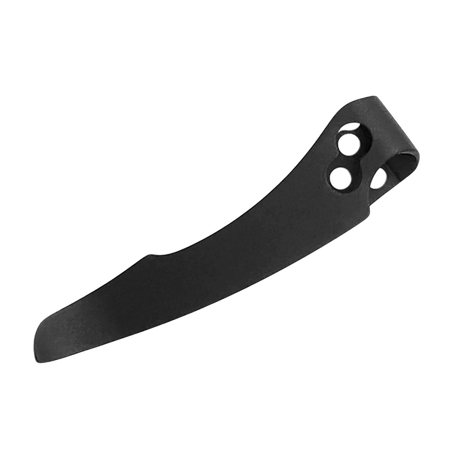 

Folding Knifee Back Clip Knifee Tool DIY Accessories Titaniums Alloy Folding Knifee Holder Knifee Pocket Back Clip 1 чорний