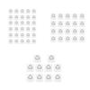 10/20/30Pcs Invisible Adhesive Plate Hangers Strong Load-bearing Easy to Install Wall Plate Hangers Picture Hanging Vertical Hooks