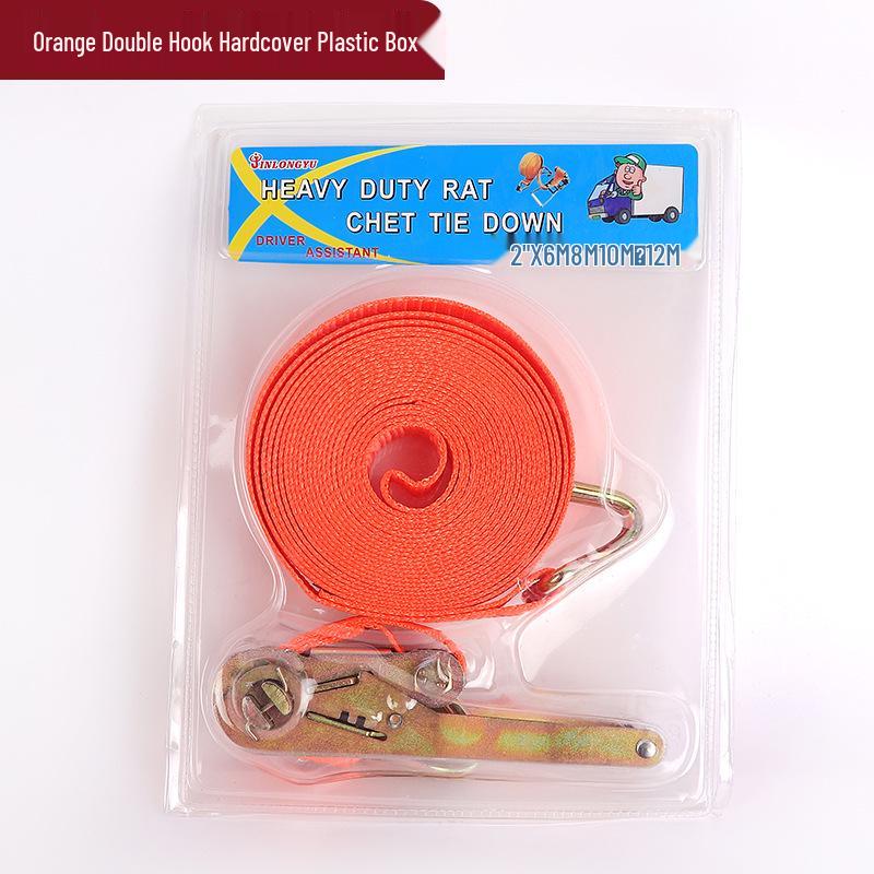 Breite Ratschengurte mit Doppelhaken zur Ladungssicherung