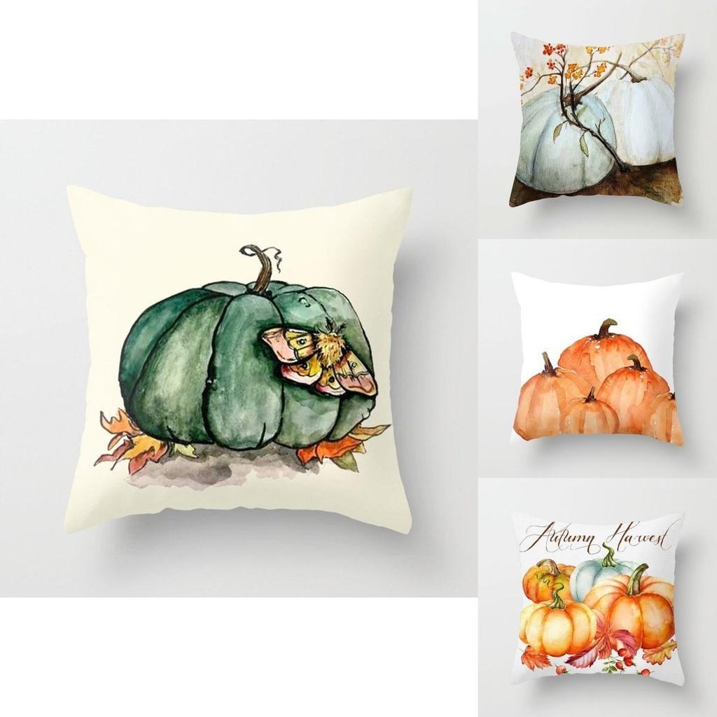 Superweicher Herbst Halloween Kürbis Kissenbezug für gemütliche Heim- und Sofadeko