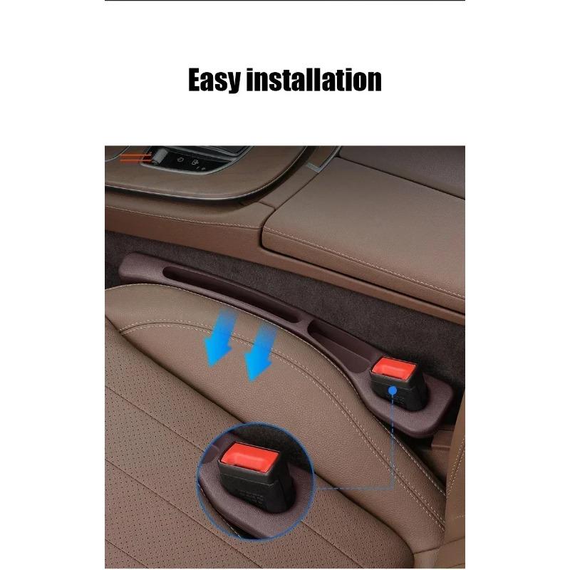 Wypełniacz szczelin w siedzeniach samochodowych PU, boczny szew, uniwersalny, szczelny organizer do przechowywania szczelin w siedzeniach, akcesoria do wnętrza samochodu, 1 para