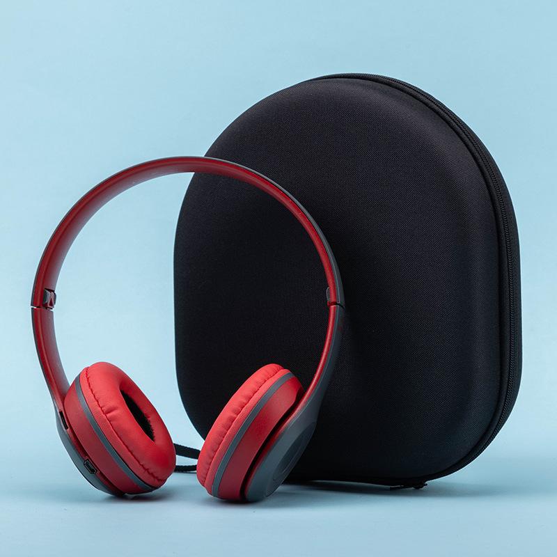 Compression Resistant Portable EVA Headphone Case Foldable Zipper Headset Storage Box