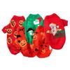Pet sweater christmas snowman cat clothes 2022ins dog clothing