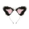 Plush Cat Ear Headband Durable Metal Hairband Versatile Design Hair Hoop Cosplay Props Hair Accessory