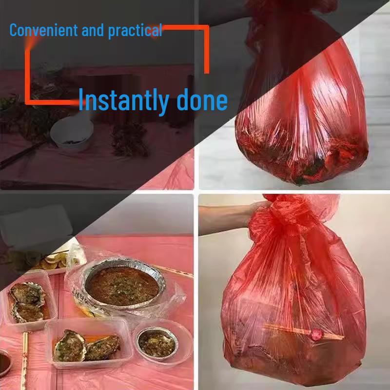 Nowość 0,01 Pogrubiony Jednorazowy Plastikowy Okrągły Obrus na Wesela