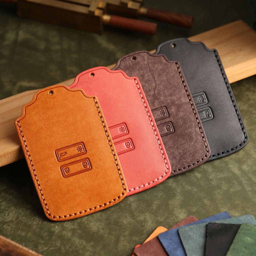 Customized for Dongfeng Renault Corregia key set, Corregia Renault car handmade leather protective bag buckle