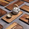 Wooden Restaurant Container Dessert Cake Tea Storage Tray Dinner Plate Snack Dishes Fruit Organizer