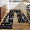 Kitchen Waterproof Carpet Pvc Leather Non-Slip Oil-Proof Floor Mat Home Decoration Rug Kitchenware Pattern Alfombra De Cocina
