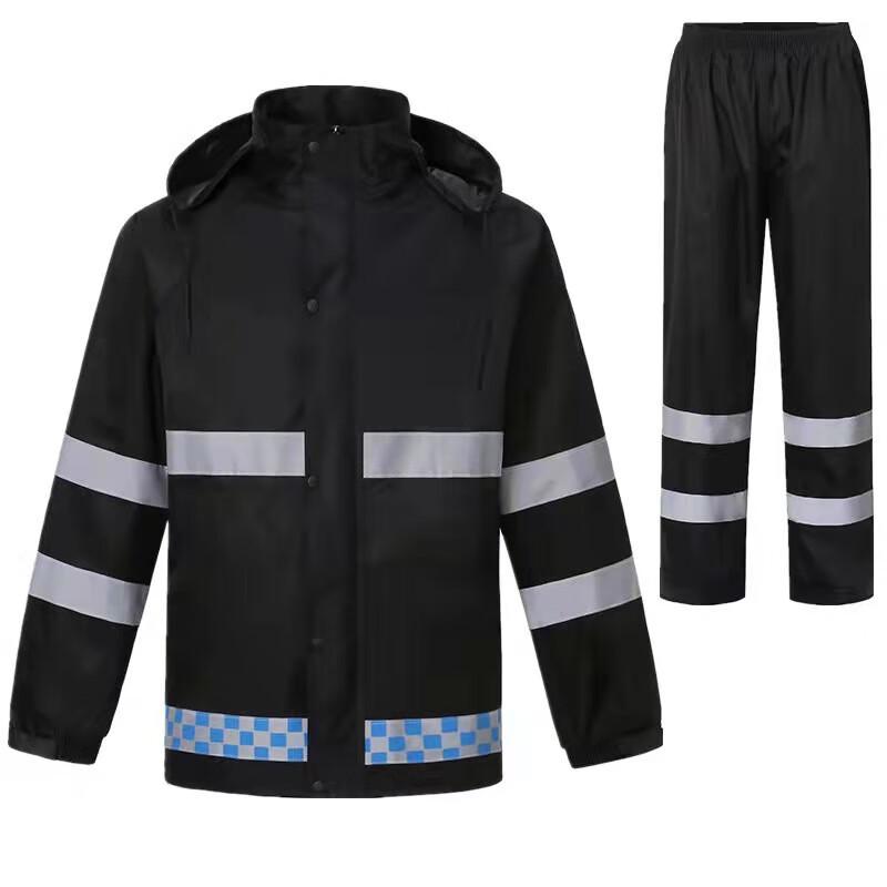 OEING Reflective Traffic Duty Rain Suit L