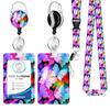 Color Butterflies Lanyard For Keys Neck Strap Id Card Badge Holder Retractable Badge Reel Hang Rope Key Chain Key Holder Rings