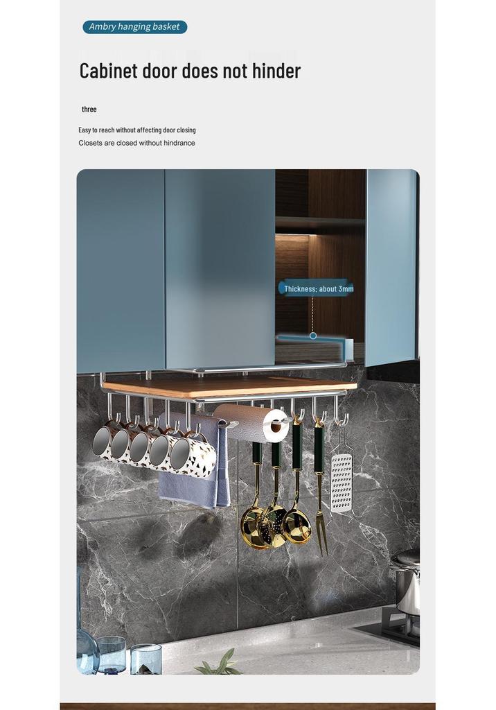 Upside Down Cup Holder & Kitchen Storage Rack