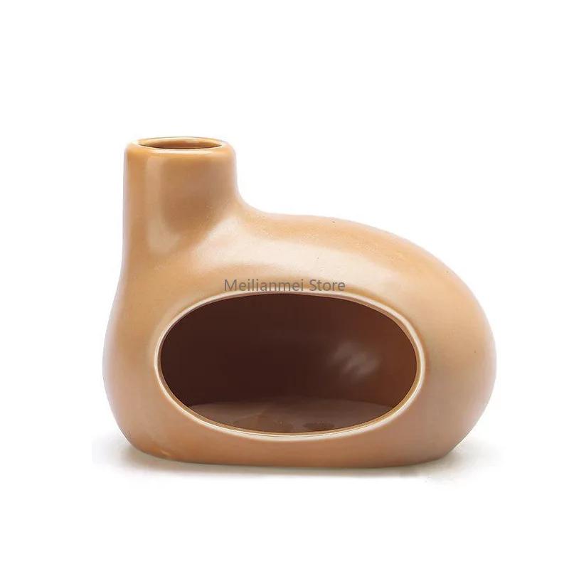 Ceramic Incense Burner Sandalwood Incense Burner Handicraft Incenses Burners Home Decoration Accessories Home Fragrance Products