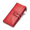 Marlonte Women's High-End Retro Leather Wallet & Clutch - Anti-Magnetic, Multifunctional Long Design in Top Layer Cowhide
