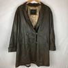 Lucy Sheepskin Nappa Leather Coat Brown Size 9 Oversized Women’s