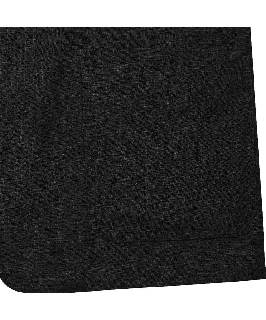 Sortie 8S Linen French Work Jacket (Black)