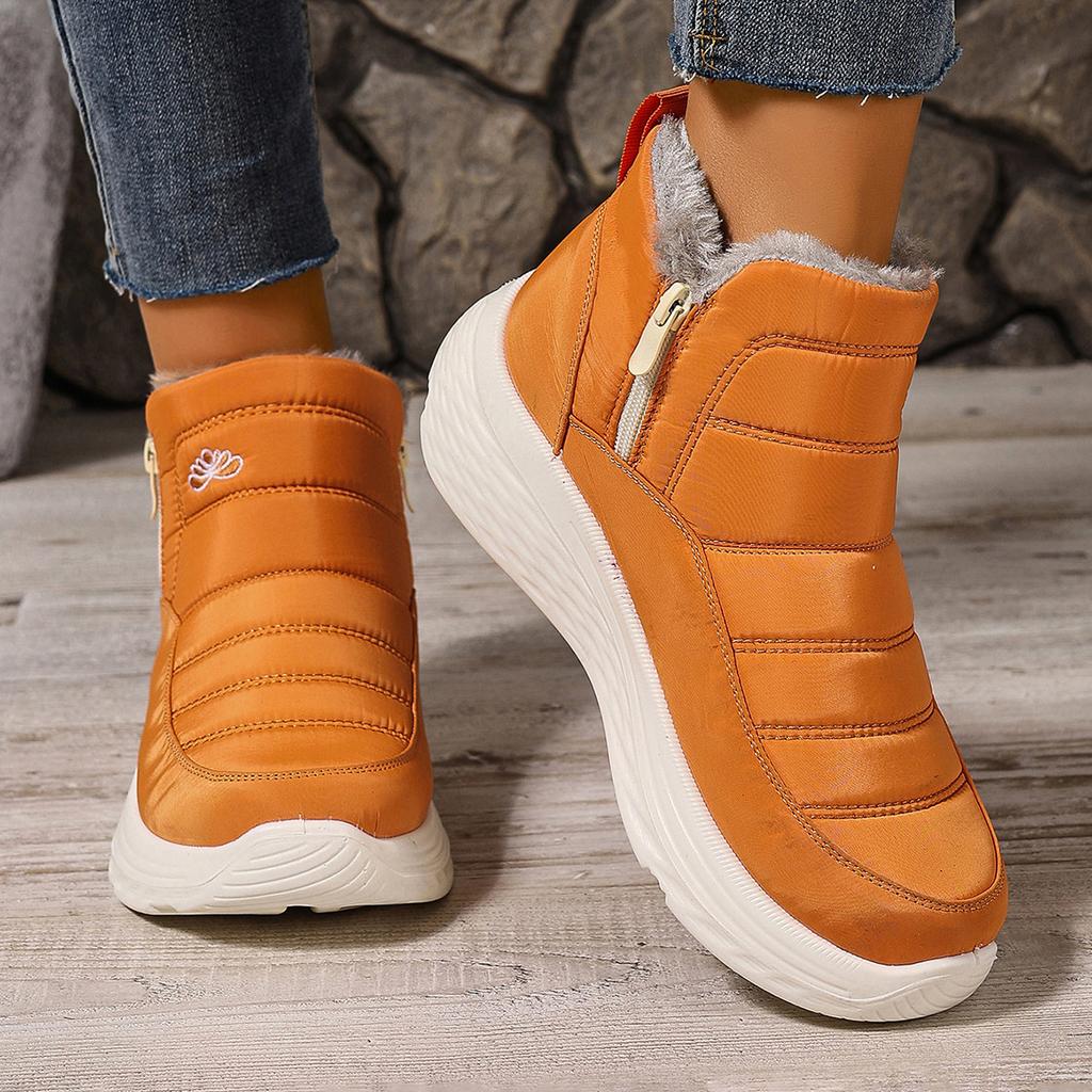 Snow Boots for Women Winter Oversized Outdoor Warm Sports Shoes Cold Resistant Thick Sole with Plush Thick Cotton Shoes