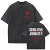 Gott Hat Einen Plan Glaubensbasiertes Grafik-T-Shirt Jeremia 29:11, Christian Vintage Gewaschene T-Shirts Herren Damen Übergroßes Baumwoll-T-Shirt