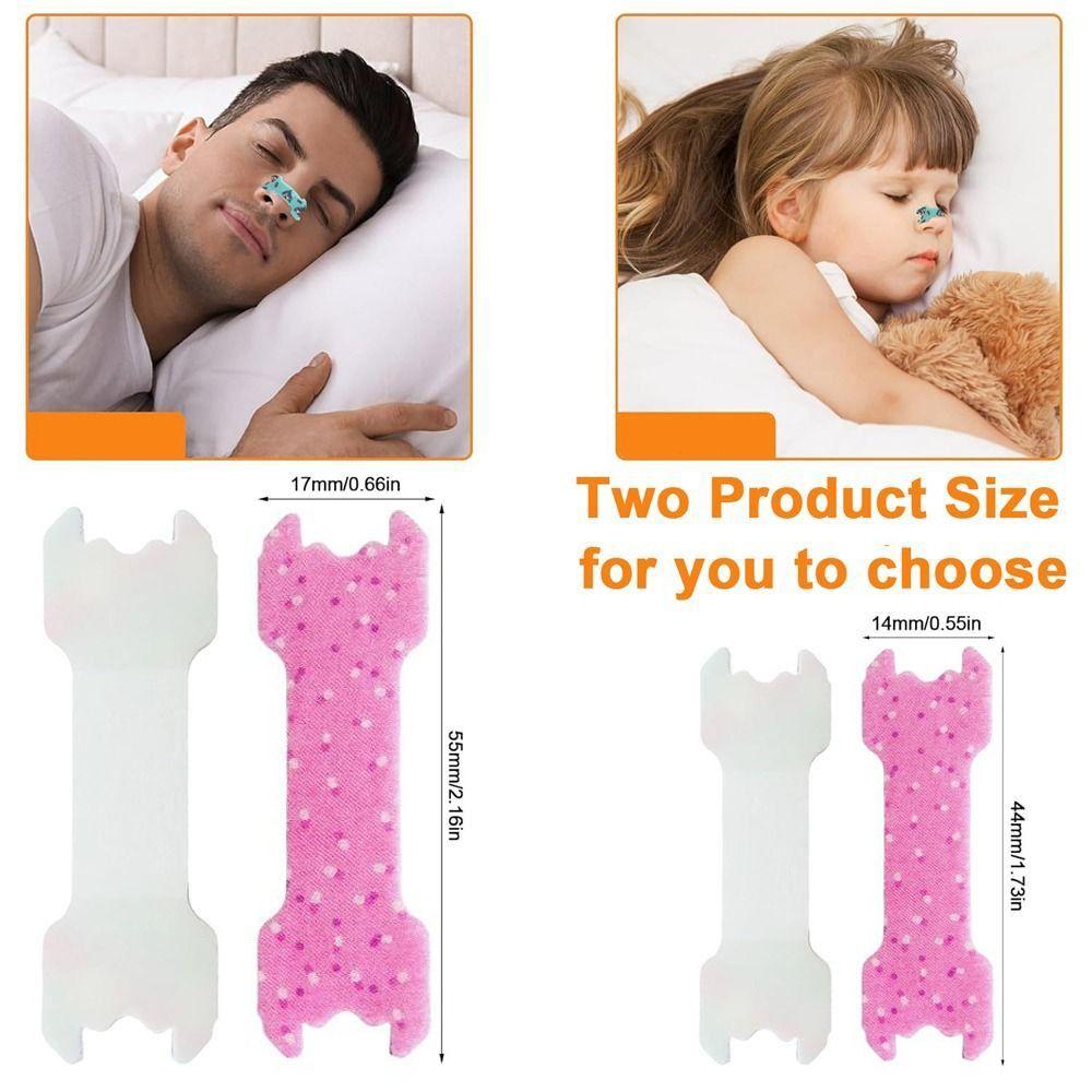 6/10pcs Stop Snoring Cartoon Nasal Strips 44x14mm/55x17mm Breathable Nose Patches Breathing Strips Boy Gril