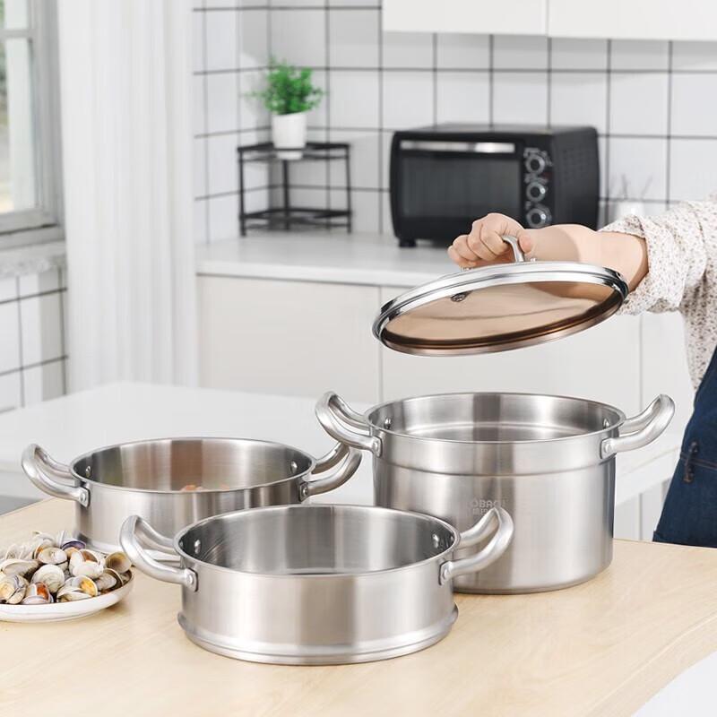 Kangbach 3-Layer 304 Stainless Steel Steamer