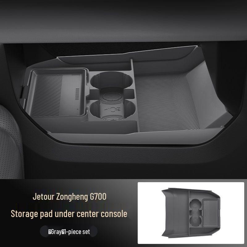 Fits 26 Jetour Zongheng G700 Models: Center Console Storage Box and 25 Models: Lower Layer Storage Box Car Interior Accessories