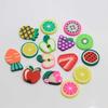 20*20*2mm Slime Füllung Erdbeere Polymer Clay Streusel für Kinder DIY Weicher Ton für Bastelton Nagelkunst Scrapbooking Dekoration DIY