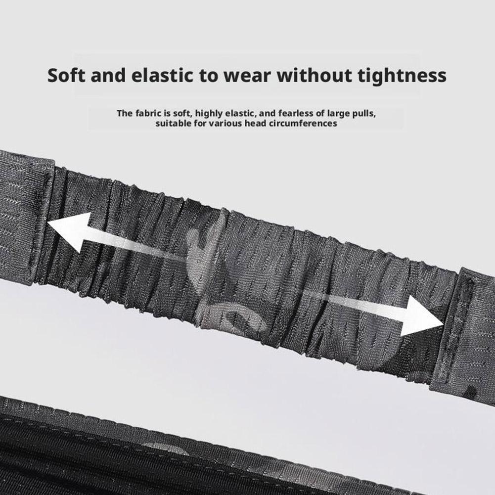 Sports Headband Sweatband Men's Ice Silk Breathable Basketball Running Outdoor Cycling Hair Fit D8E3