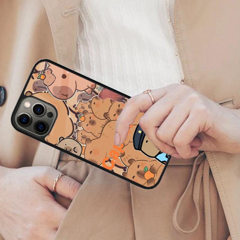 Funny Capybara Magnetic Phone Case For APPLE iPhone 17 Air 16 14 13 12 Pro Max 15 Plus Wireless Charge With MagSafe Cover