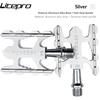 Litepro Lightweight Aluminum Alloy Bike Pedals Du Bearing Non Slip Pedal Pins Compatible With Folding Road Mountain Bikes Cyclin