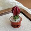 Cartoon Potted Cactus Fridge Magnet Resin 3D Mini Potted Plants Refrigerator Magnet Kitchen Home Office Decoration