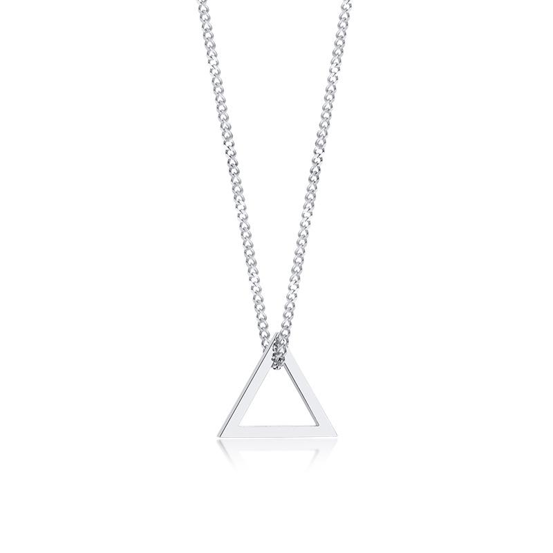 

Vnox Geometric Men s Necklaces,Hollow Triangle Pendant,Minimalist Metal Stainless Steel Male Simple Casual Collar Jewelry