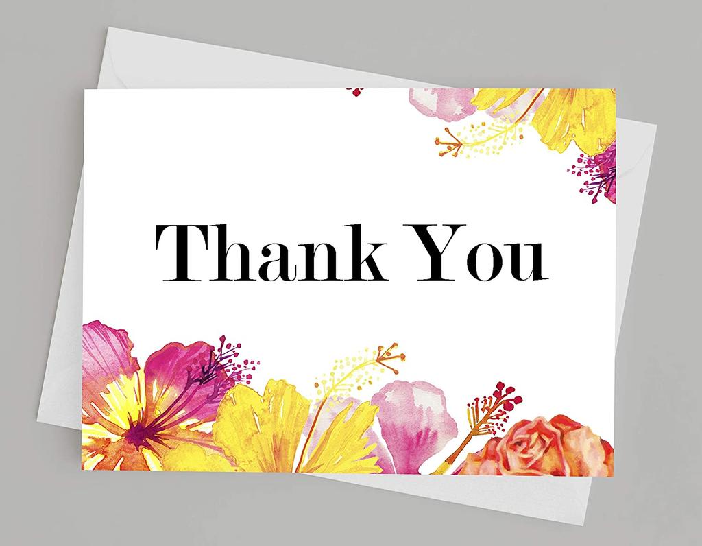 Darling Souvenir Wedding Thank You Card Greeting Cards With White Envelopes - 36
