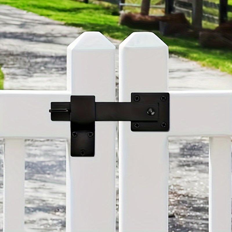 

1PC Heavy-Duty Rust-Proof Barn Door Latch Iron Door Lock 15x8cm чёрный