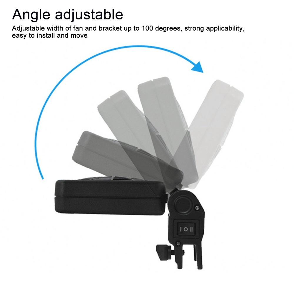 Adjustable Wind Speed Aquarium Chillers Black Plastic Fish Tank Cooling Fan Wide Angle Adjustable Cooling System Cooling Fan