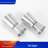 Stainless Steel 30/60ml Straight-Mouth Jigger and Cocktail Shaker